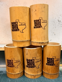 Preview: Bambus Utensilienbecher - Don't mess with Konny